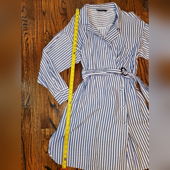Zara Striped Midi Dress - Picture 8 of 10